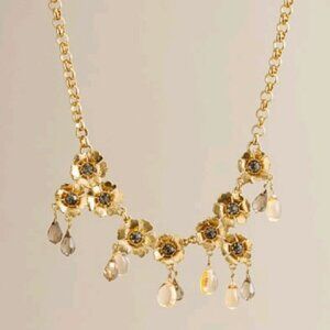 J. Crew flower necklace NWT